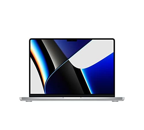 2021 Apple MacBook Pro (de 14 polegadas, Processador M1 Pro da Apple com CPU 10‑Core e GPU 16‑Core, 16 GB RAM, 1 TB SSD) - Prateado