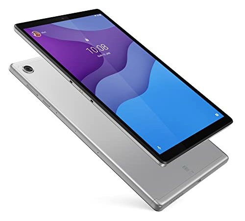 Lenovo Tab M10 HD Tableta de segunda generación con pantalla táctil de 10,1 pulgadas (MediaTek Helio P22T, 4 GB de RAM, 64 GB de eMMC, Android 10) Gris