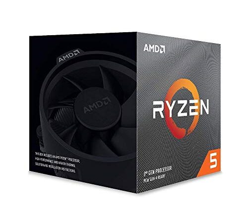 AMD Ryzen 5 3600X - Procesador con ventilador Wraith Spire, Temp. máx.: 95°C