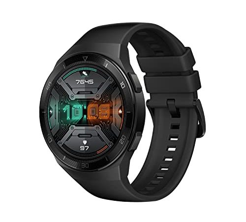 HUAWEI Reloj GT 2e Sport - Reloj inteligente AMOLED Pantalla de 1,81 pulgadas, 2 Horas de funcionamiento, GPS, Negro