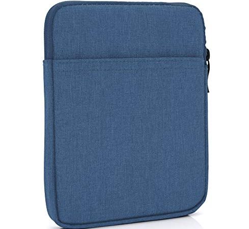 MyGadget Bolso de Nylon de 6" para Tablet / E-Book / Smartphone - Estuche Acolchado para E-Reader Kindle Paperwhite / Apple iPhone 12 Pro - Color Azul