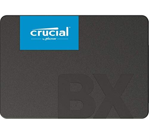 Crucial BX500 1 TB CT1000BX500SSD1 Unidad interna de estado sólido, hasta 540 MB/s (3D NAND, SATA, 2.5 Pulgadas)