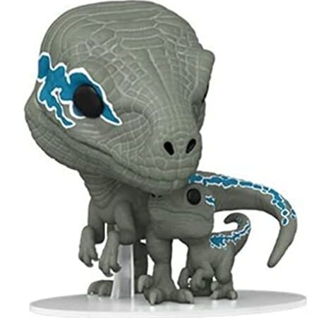 Funko Pop Movies: Jurassic World: Dominion- Velociraptor (Blue & Beta)