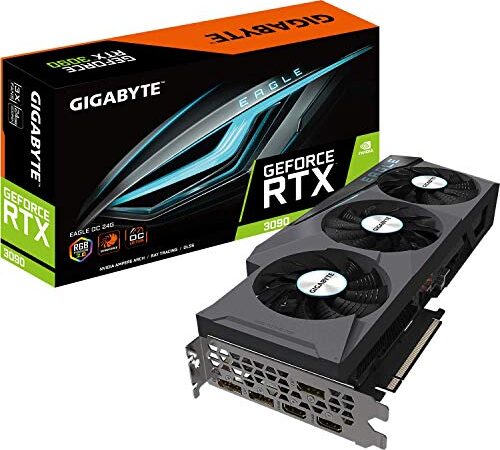 Gigabyte Technology GV-N3090EAGLE OC-24GD Tarjeta gráfica NVIDIA GeForce RTX 3090 24 GB GDDR6X