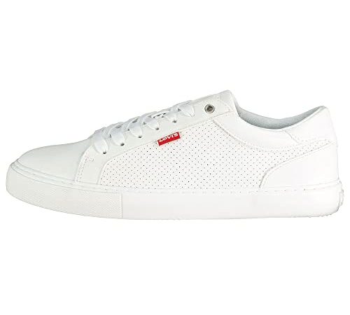 Levi's Woodward Refresh, Zapatillas Hombre, White Normal, 44 EU