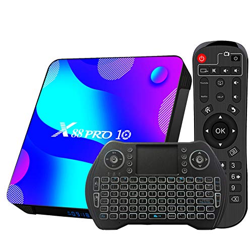 Adikao TV Box Android 11.0, X10 Smart Box 2GB RAM 16GB ROM RK3318 Quad-Core  64bit Cortex-A53 CPU 2.4GHz+5GHz WiFi 4K UHD Bluetooth 4.0 USB 3.0 :  : Electrónica