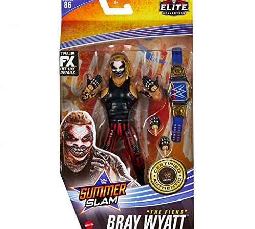 WWE Elite FX Collection Serie 86 Sommerslam - Bray Wyat - Figura de acción de personajes icónicos de la WWE Superstars!- aprox. 6 pulgadas