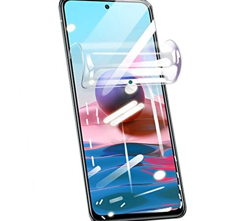 Iiseon Filtro de Premium hidrogel para Xiaomi Redmi Note 8, Note 7 y Note 7 Pro, Protector de Pantalla, 2 Unidades Suave Película Protectora [Transparente] [Alta sensibilidad] (Película no templada)