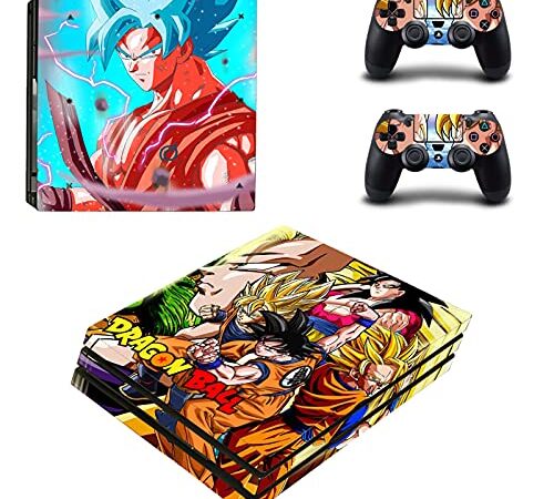 Pegatina De PS4 Pro, Piel para Playstation 4 Pro / PS4 Pro, Pegatinas De Piel Originales, Vinilo, Personajes De Anime, Calcomanía con Patrón, Calcomanía para Consola Y Controlador Piel,2555