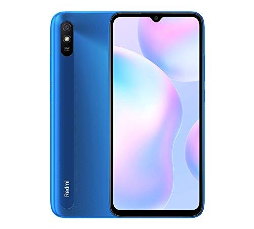 Xiaomi Redmi 9A - Smartphone 2GB 32GB, Pantalla HD de 6.53",MediaTek Helio G25, batería 5000mAh, Cámara Trasera de 13MP Al, Azul