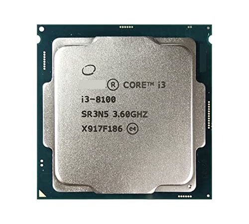 a estrenar Core I3-8100 I3 8100 3.6 GHz Procesador de CPU de Cuatro núcleos y Cuatro Hilos 6M 65W LGA 1151 Partes