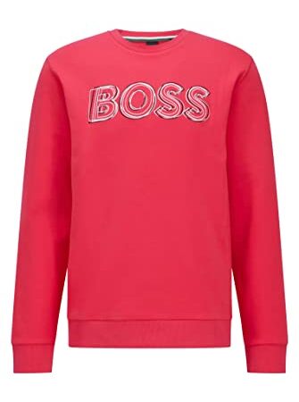 BOSS Salbo 1 Sudadera, Bright Pink673, L para Hombre