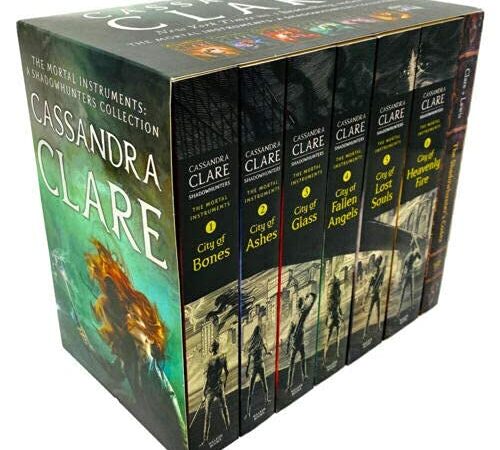 Cassandra Clare The Mortal Instruments Shadowhunters 7 Books Collection Set