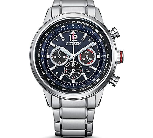 Citizen Reloj Analógico para Hombre de Cuarzo con Correa en Acero Inoxidable CA4471-80L