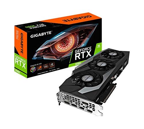 Gigabyte Technology GV-N3080GAMING OC-10GD Tarjeta gráfica NVIDIA GeForce RTX 3080 10 GB GDDR6X