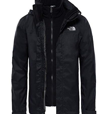 The North Face Evolve II Triclimate Chaqueta, Hombre, Negro (TNF Black), L