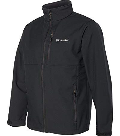 Columbia Men's Tall Size Ascender Softshell Jacket, X-Large, Black...