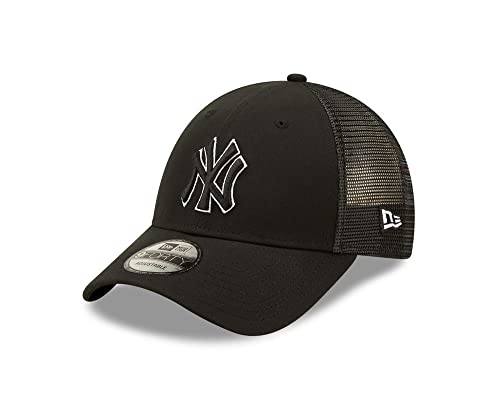 New Era 9FORTY York Yankees MLB Trucker Cap 60240408, Mens Cap with a Visor, Black, OSFM EU, Talla única