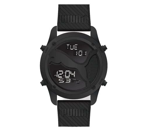 PUMA Men Lcd O'Clock con brazalete de gato grande P5099