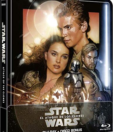 Star Wars Ep II. El ataque de los clones (Edición remasterizada) - Steelbook 2 discos (Película + Extras) [Blu-ray]