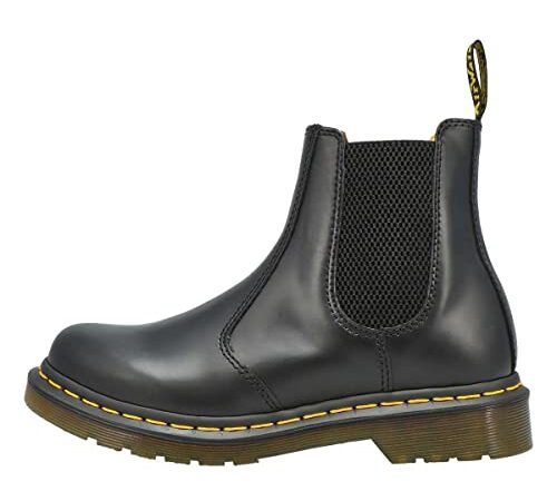 Dr. Martens, Womens 2976 W Boots, Black Smooth, 9 US