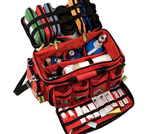 Elite Bags CRITICAL'S - Bolsa de emergencia (60 x 26,5 x 33 cm), color rojo