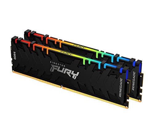 Kingston FURY Renegade RGB 32GB (2x16GB) 3600MHz DDR4 CL16 Memoria para Ordenadores de sobremesa Kit de 2 KF436C16RB1AK2/32