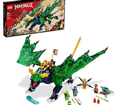 LEGO 71766 Ninjago Dragón Legendario de Lloyd, Animal de Juguete, Juego de Acción con Mini Figuras y Armas, Regalos Niños y Niñas de 8 Años o Más