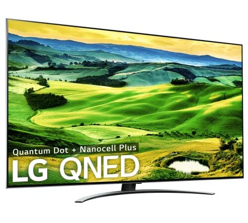 LG Televisor 75QNED816QA - Smart TV webOS22 75 pulgadas (189 cm) 4K QNED, Procesador Inteligente de Gran Potencia 4K a7 Gen 5 con IA, compatible con formatos HDR 10, H y HGiG, perfecto para Gaming